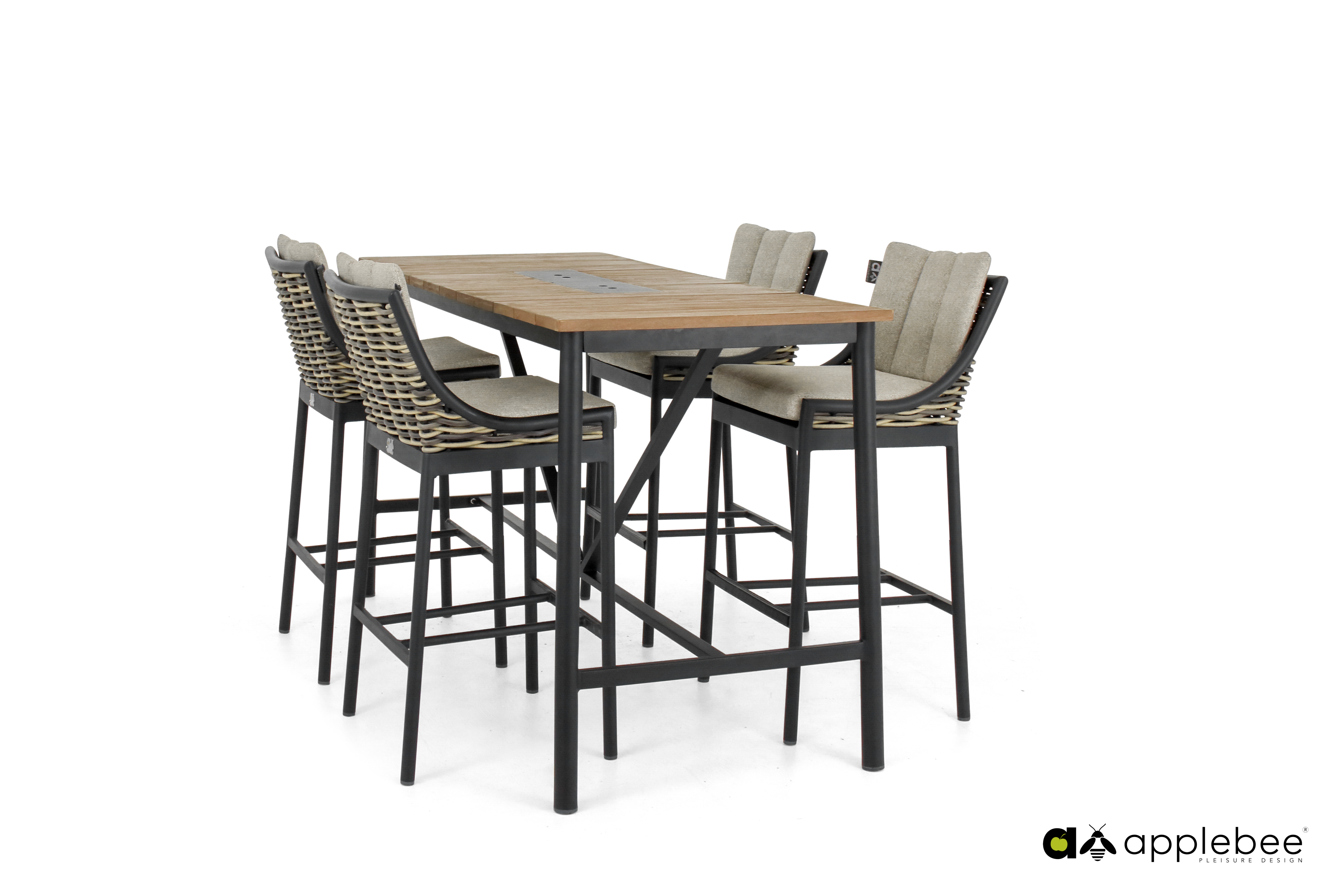 Apple Bee_Milou_Bar_Set_Teak SVLK Natural_Free standing 01_BEE WETT